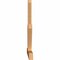 Ekena Millwork Saratoga Timber Gable Bracket, Western Red Cedar, 108"W x 54"H x 3 1/2"D x 5 1/2"F, 12/12 Pitch GBW108X54X0406SAR00SWR - alternate 3